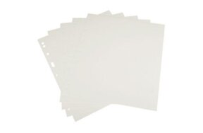 WITHE PLASTIC SHEETS FOR CAPS ALBUM